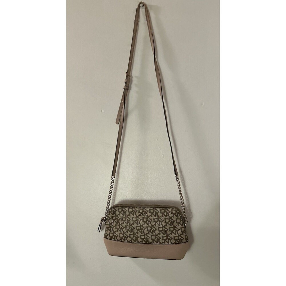 DKNY Crossbody Bag Purse Small Signature Logo Monogram Pattern